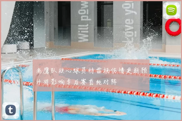 老鹰队核心球员特雷杨伤情更新预计将影响季后赛首轮对阵